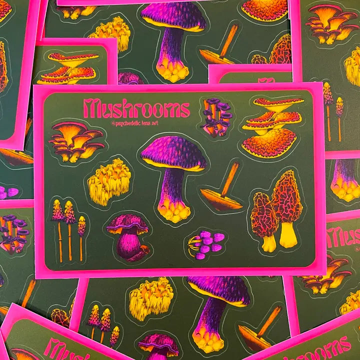 Mushroom Sticker Sheet