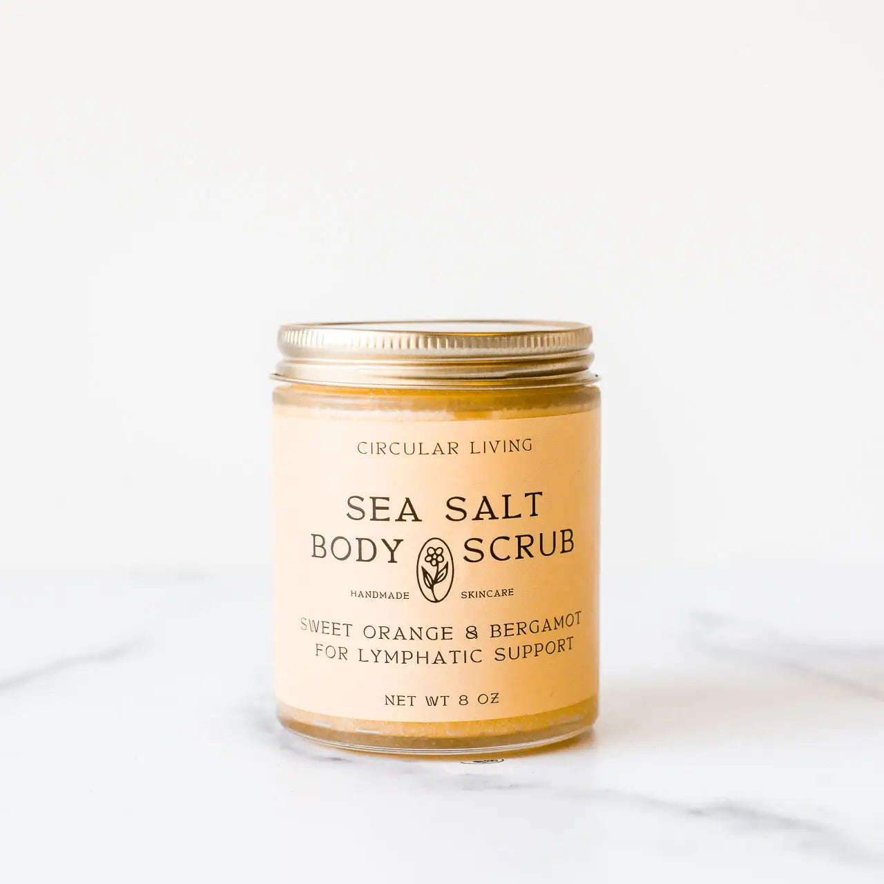 Sea Salt Body Scrub Sweet Orange Bergamot