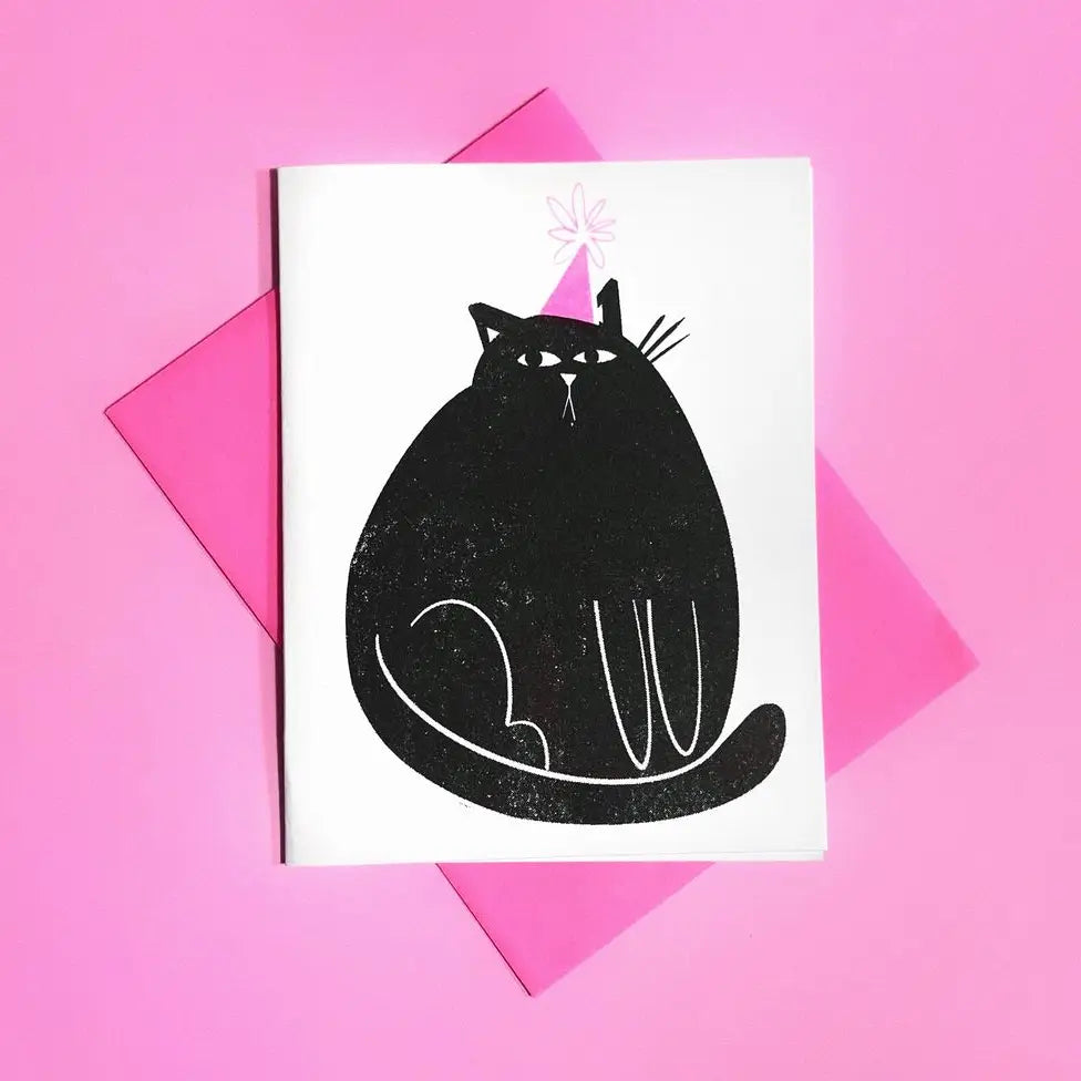 Party Cat Birthday Card