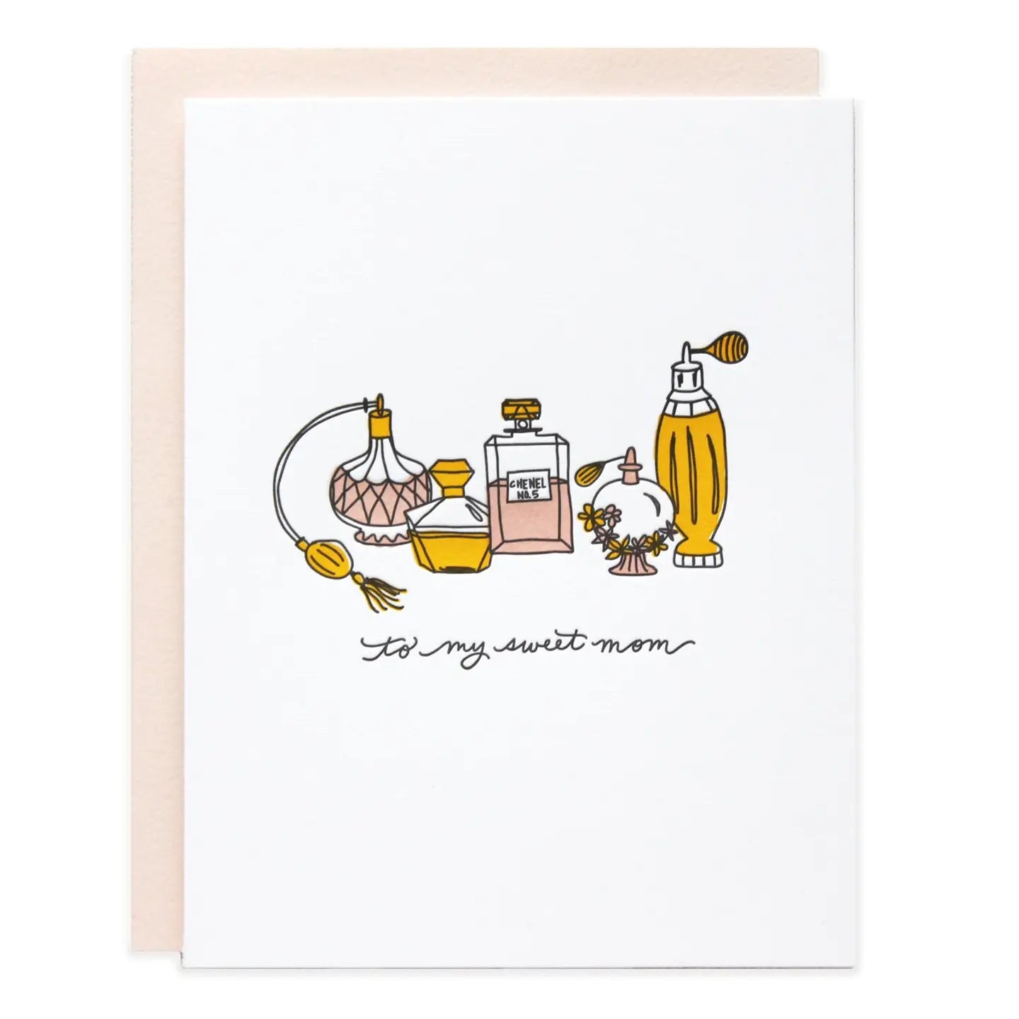 Mom Perfume Greeting Card