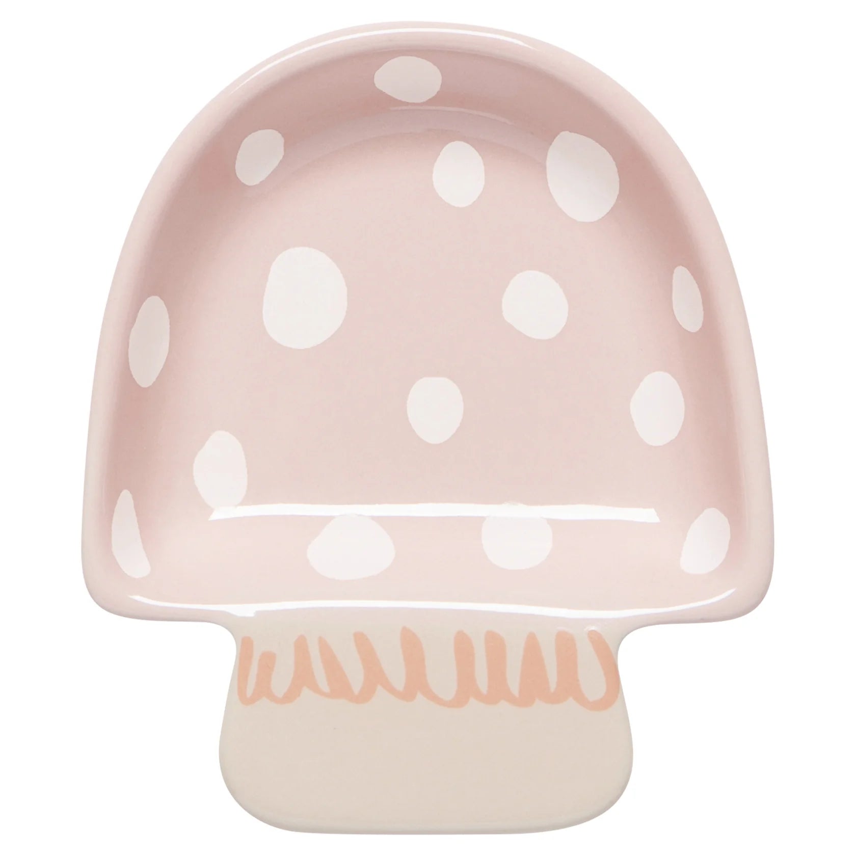 Toadstool Pinch Bowl Pink & White