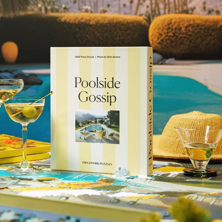 Poolside Gossip - Slim Aarons Collab - 1000 Piece Puzzle