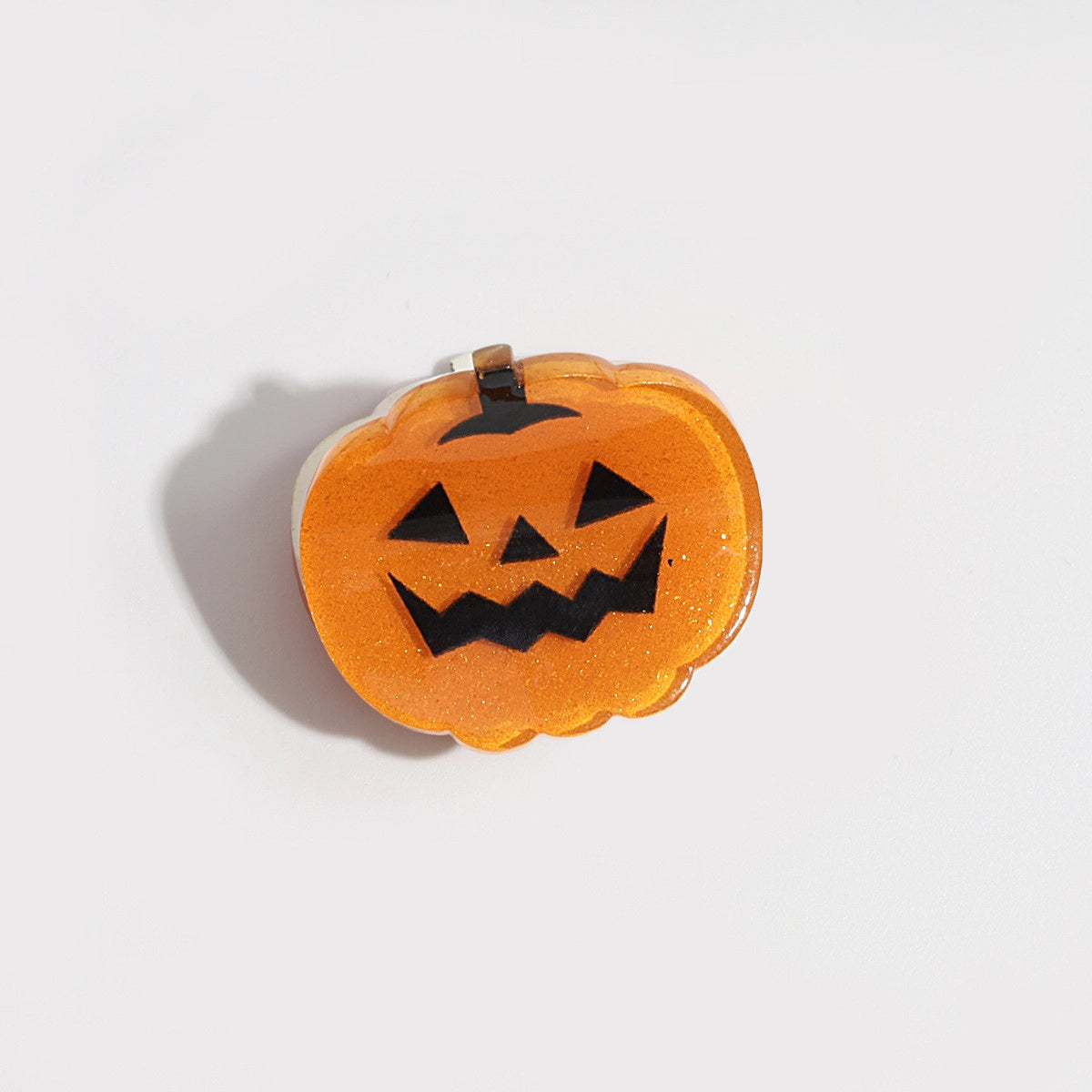 Halloween Mini Hair Claw Pumpkin