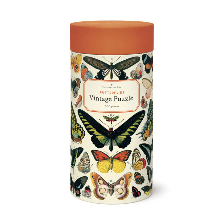 Butterflies- Cavallini & Co. 1000 Piece Puzzle