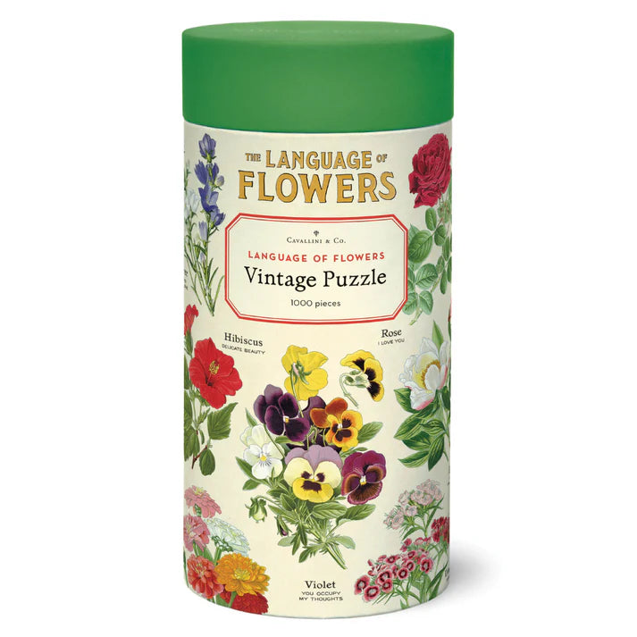 Language of Flowers- Cavallini & Co. 1000 Piece Puzzle