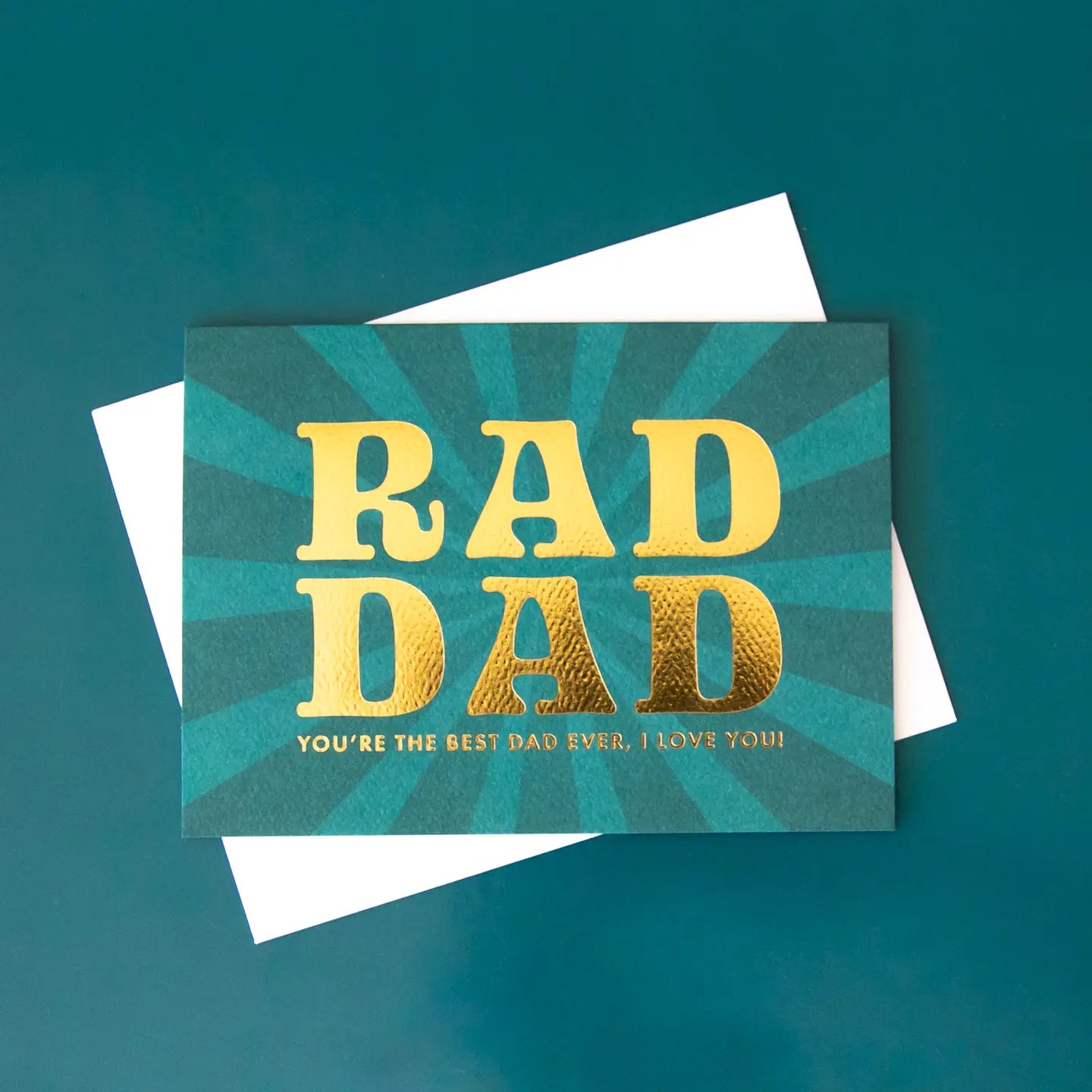 Rad Dad Card - Gold Foil