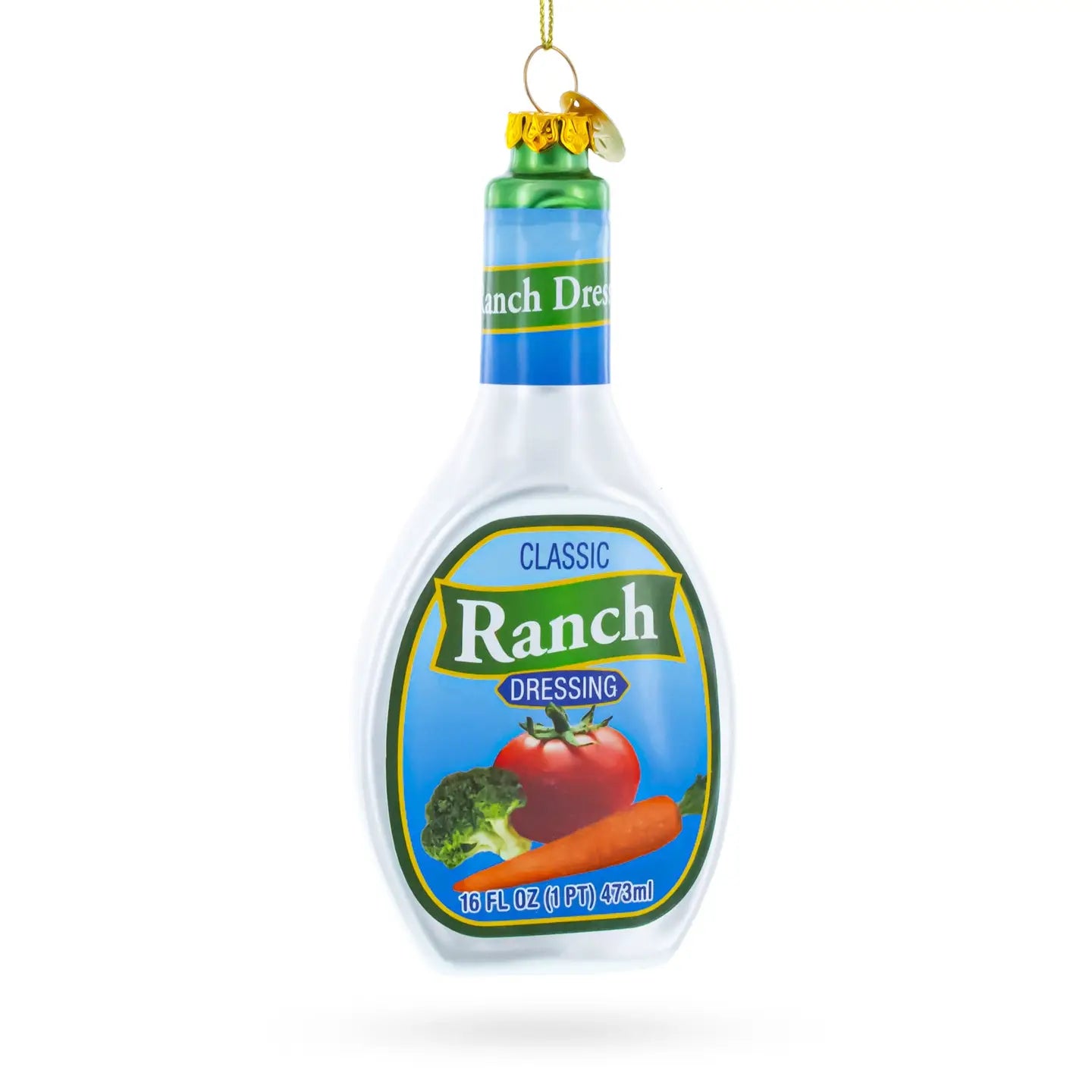 Ranch Dressing Glass Ornament