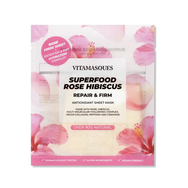 Superfood Rose Hibiscus Sheet Mask
