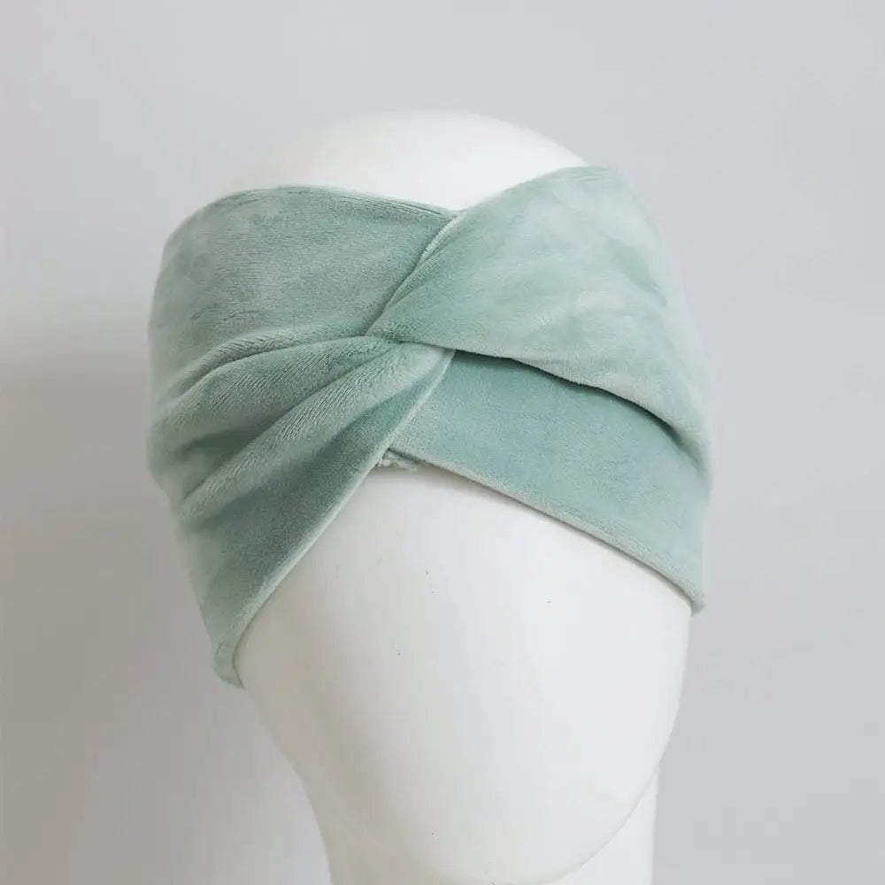 Super Soft Twisted Velvet Headbands For Fall