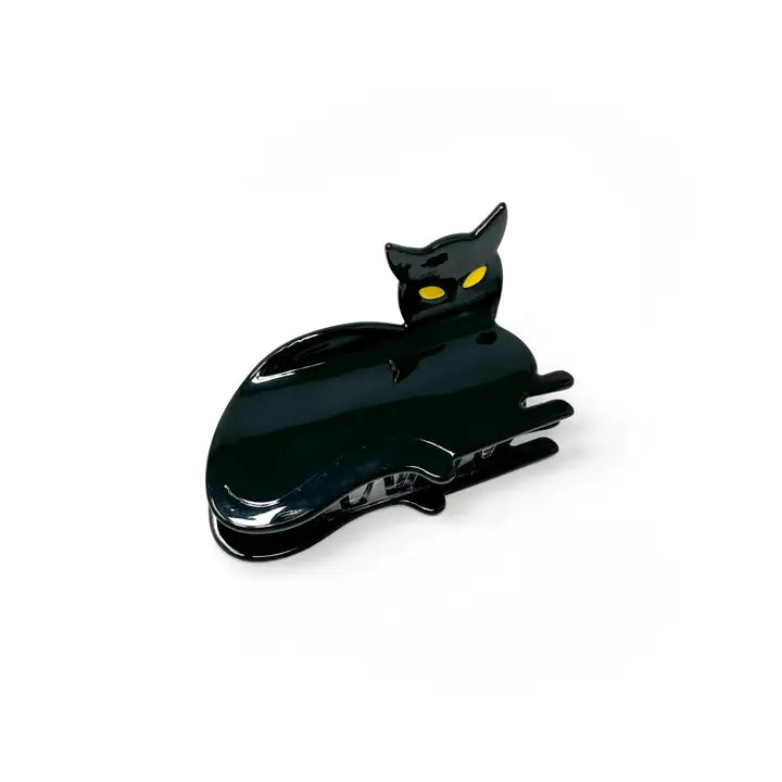 Salem the Black Cat Hair Clips