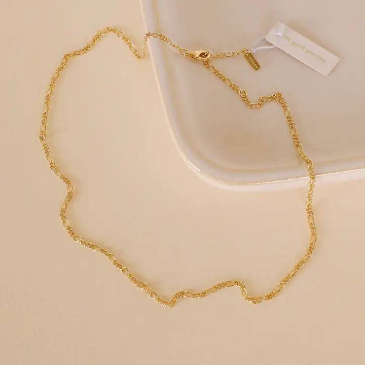 Simple Twist Chain Necklace
