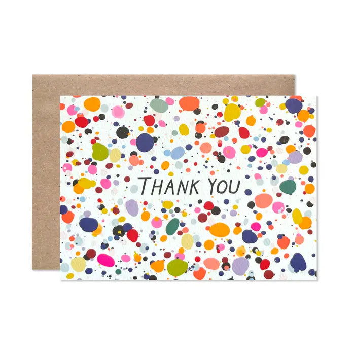 Splatter Thank You Cards Set of 8