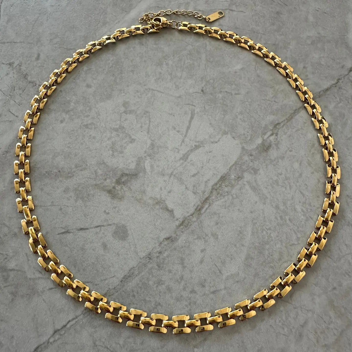 Square Link Necklace