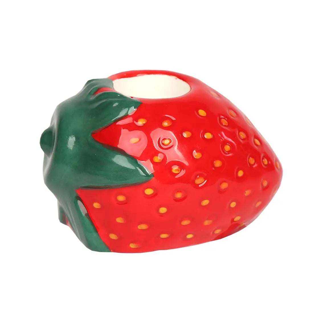 Strawberry Ceramic Candle Holder