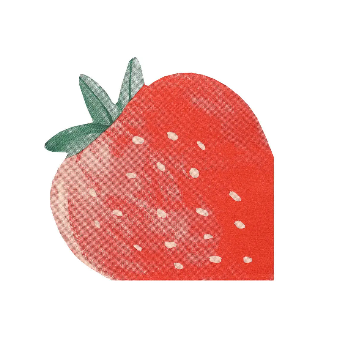 Strawberry Shaped Napkin - 20 Pack
