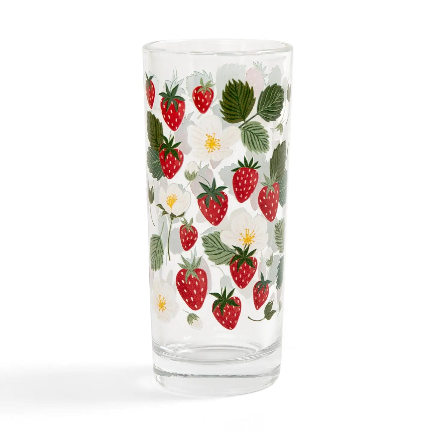 Strawberry Patch Tall Juice Glass