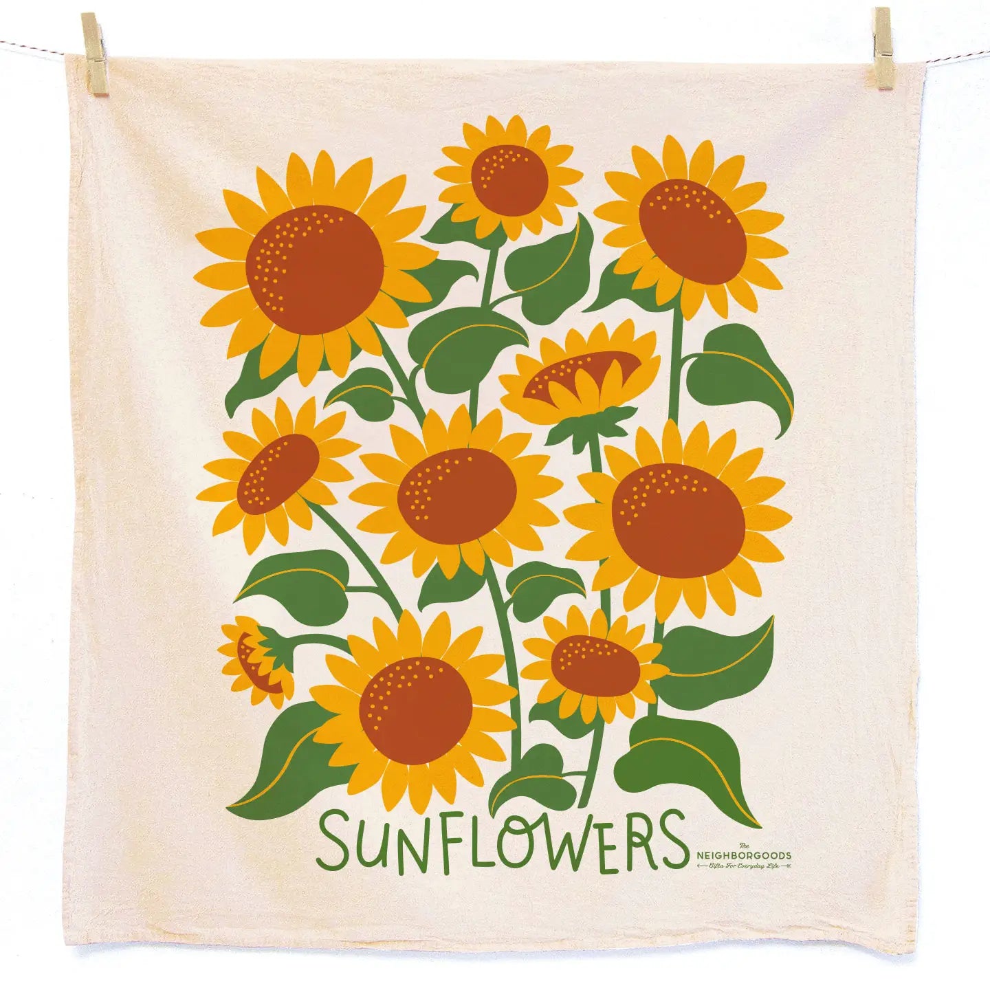 Sunflower Tea Towel