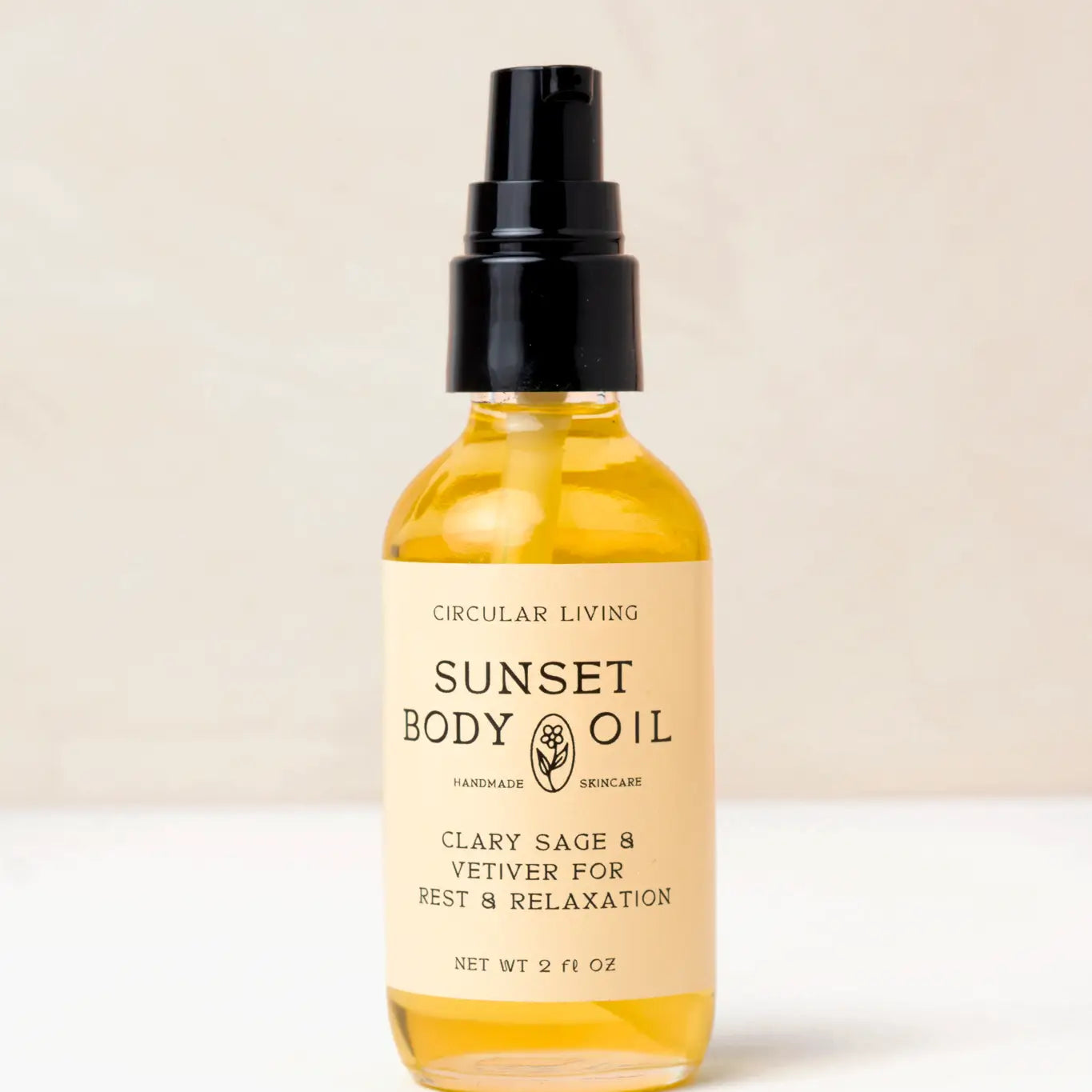 Sunset Body Oil - Clary Sage & Vetiver 2 fl oz