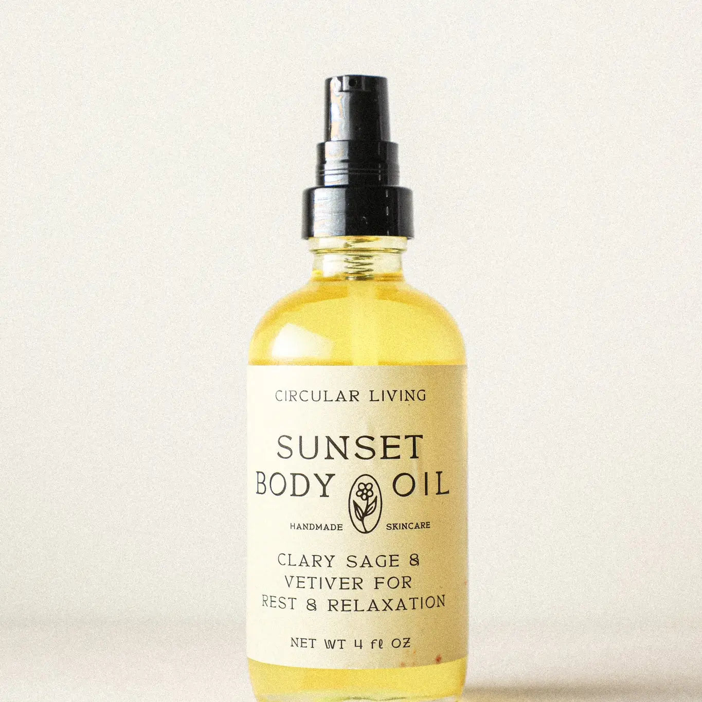 Sunset Body Oil - Clary Sage & Vetiver 4 fl oz