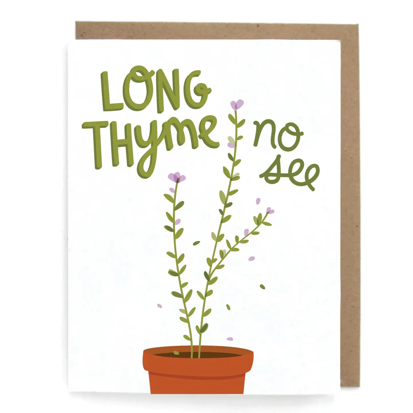 Thyme Miss You Greeting Card