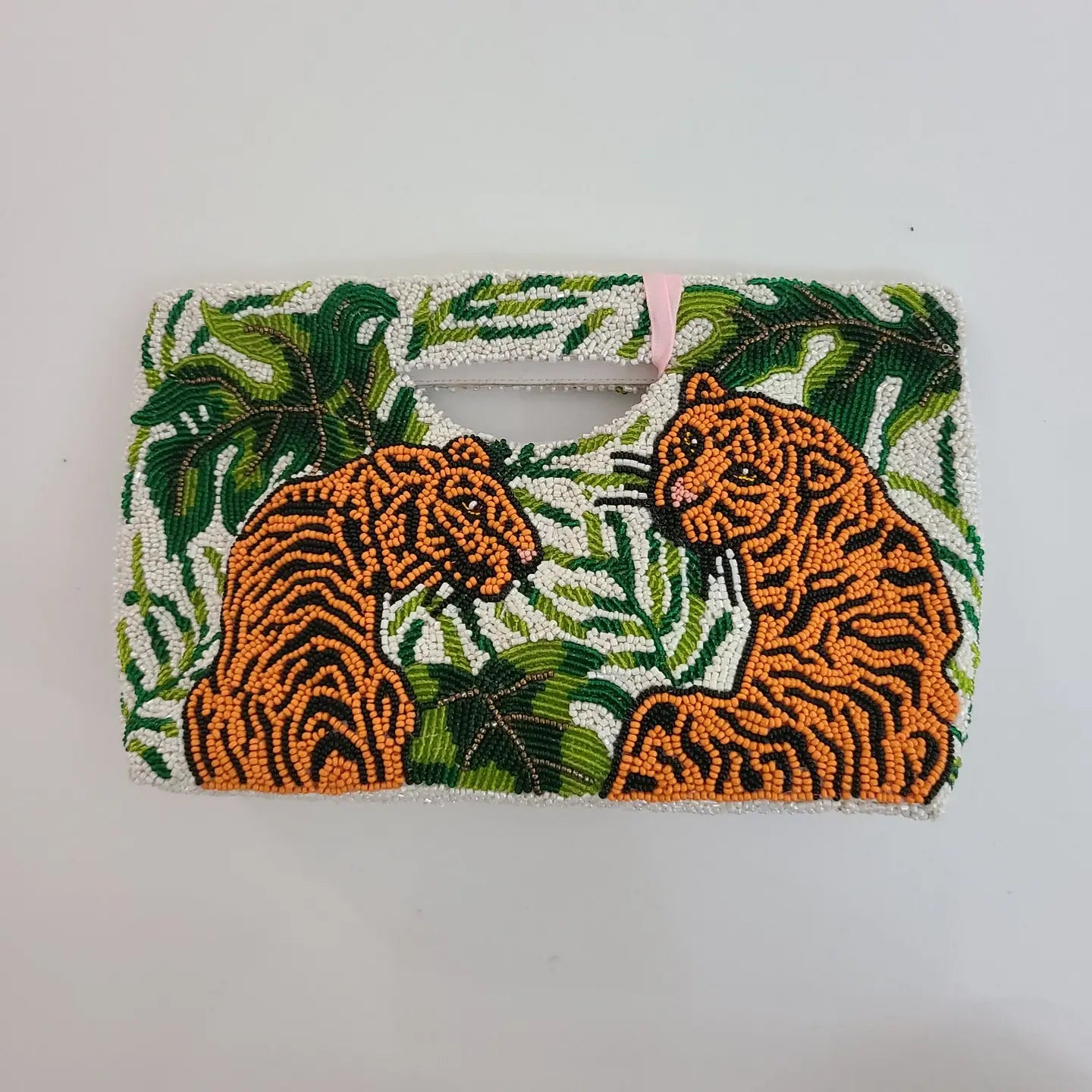 Tigers Beaded Purse