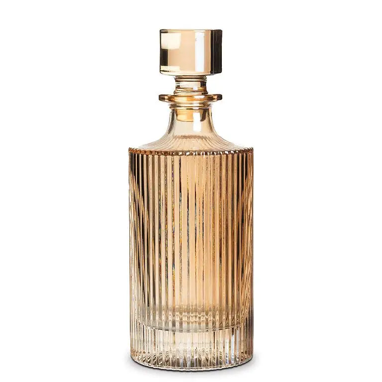 Vertical Optic Decanter-Amber-10.5"H(28oz)