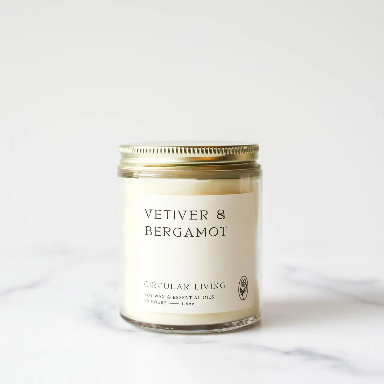 Vetiver and Bergamot Soy Wax Candle