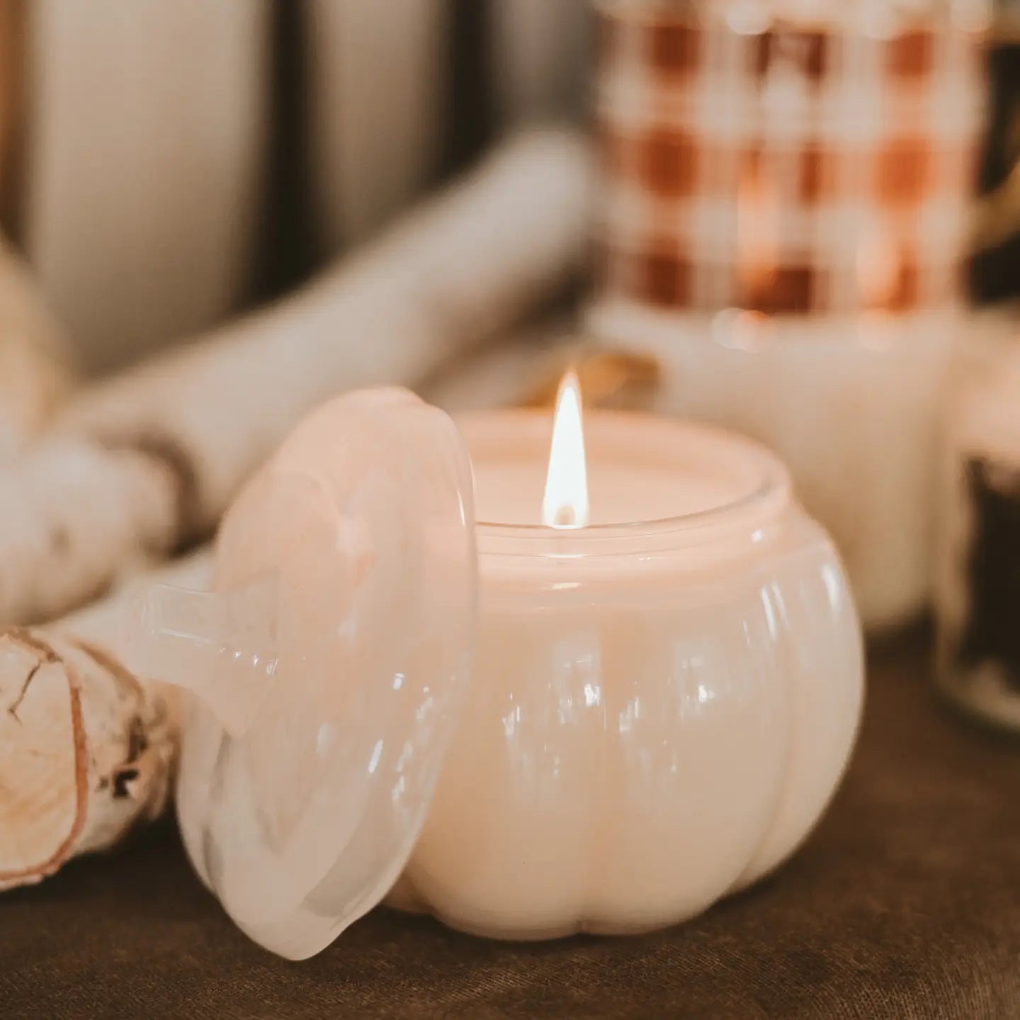 Warm & Cozy Soy Candle - 20oz Pumpkin Jar