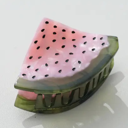 Pink Watermelon Claw Clip - Small