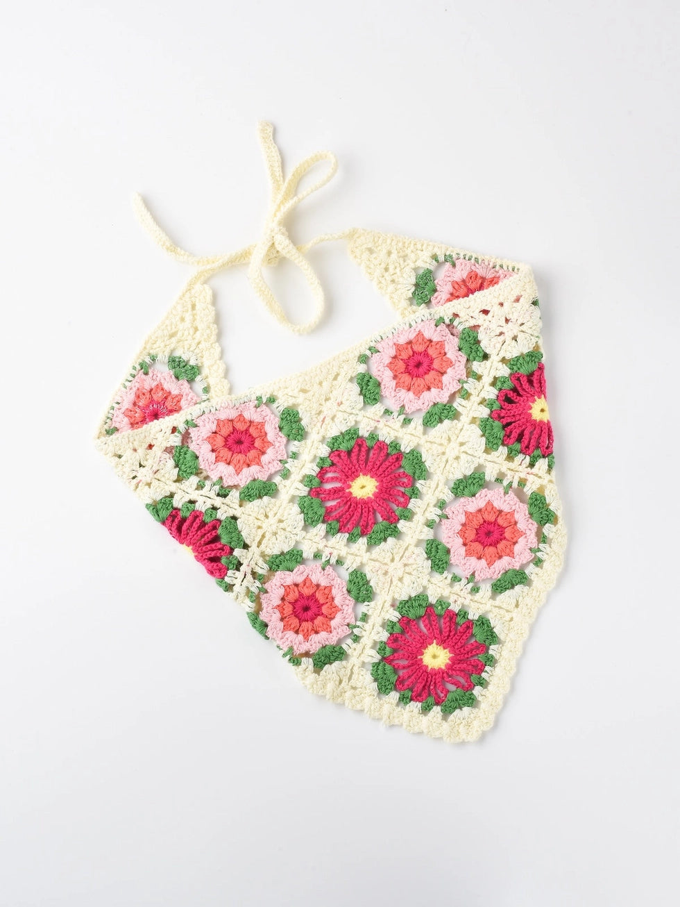 Haila - Woven Flower Hairband White