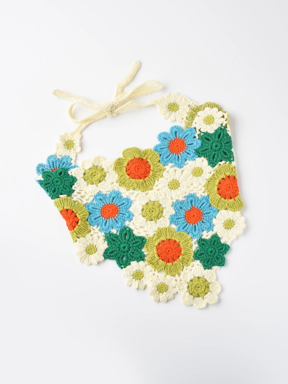 Haila - Woven Flower Hairband Green