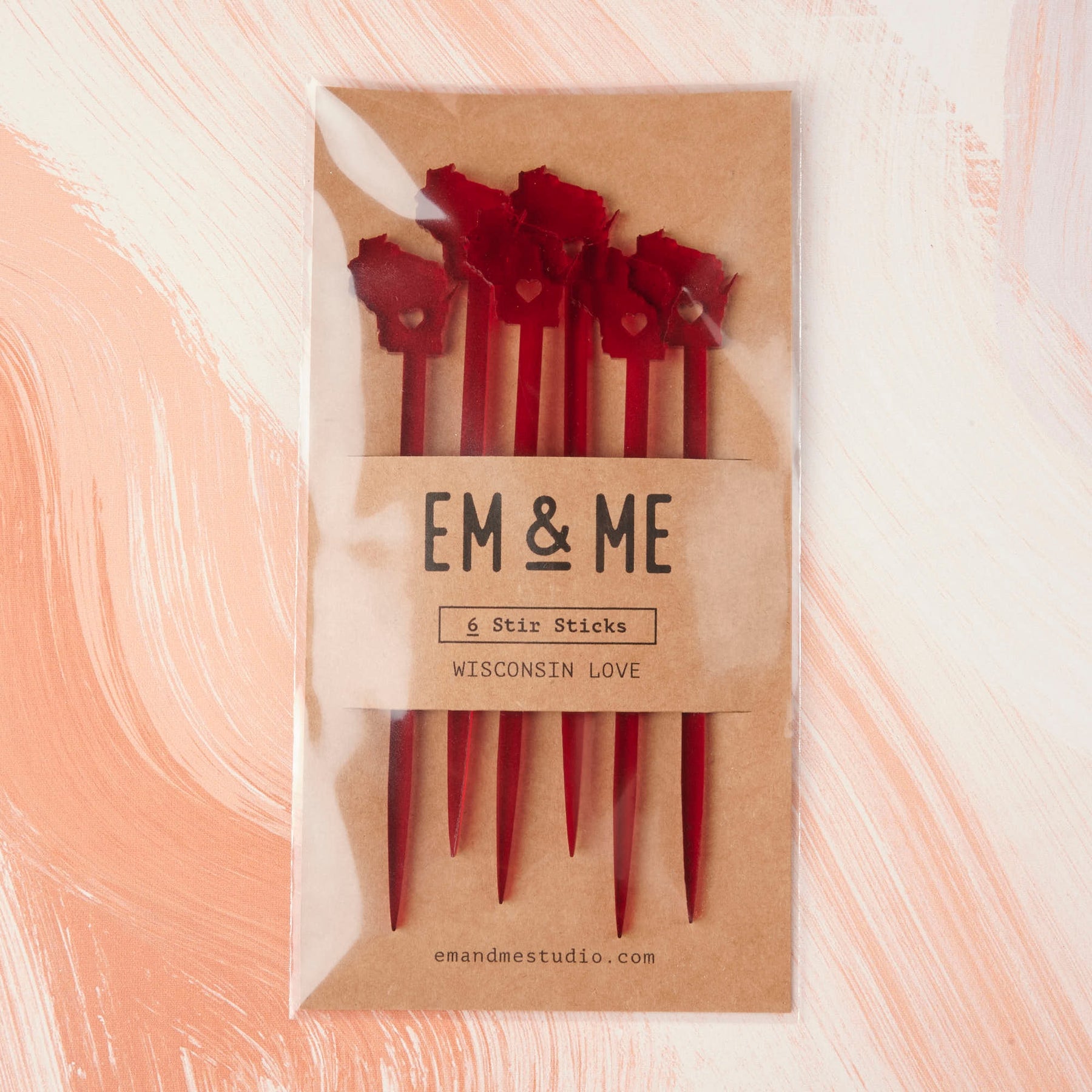 Wisconsin Love Stir Sticks
