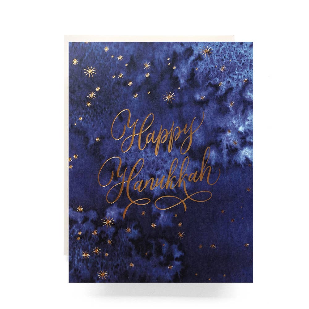 Indigo Hanukkah Greeting Card (Box Set of 6)