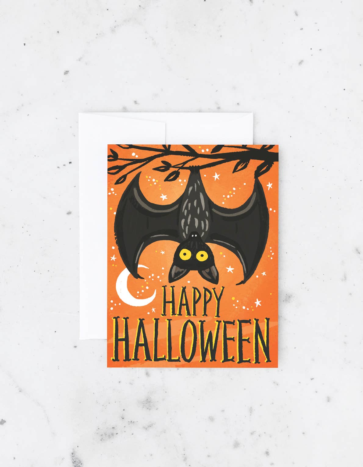 Halloween Bat Card