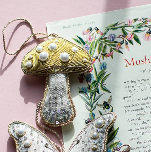 Handmade Toadstool Ornament