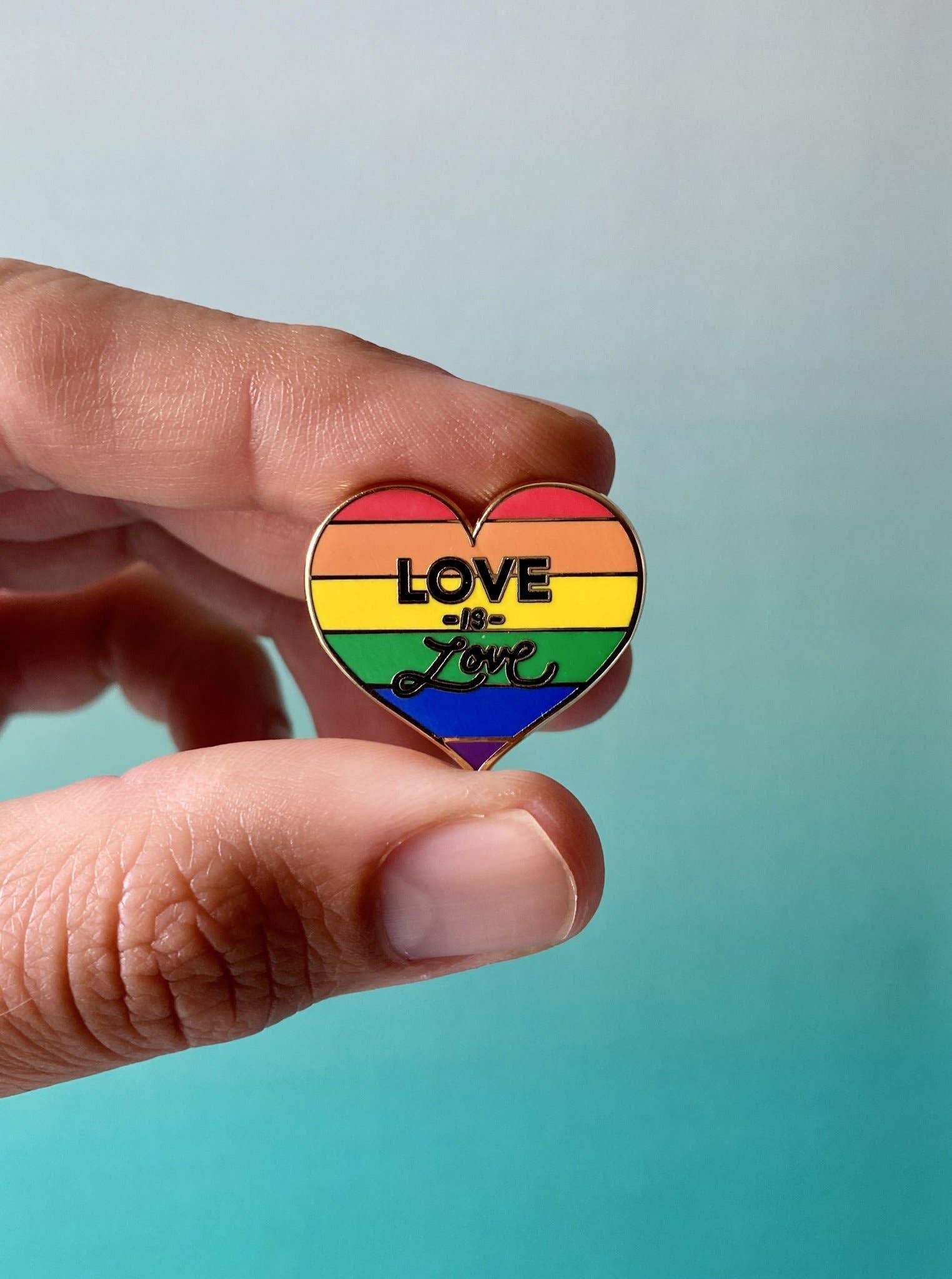 Love is Love Pride Pin