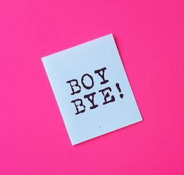 Boy Bye Card