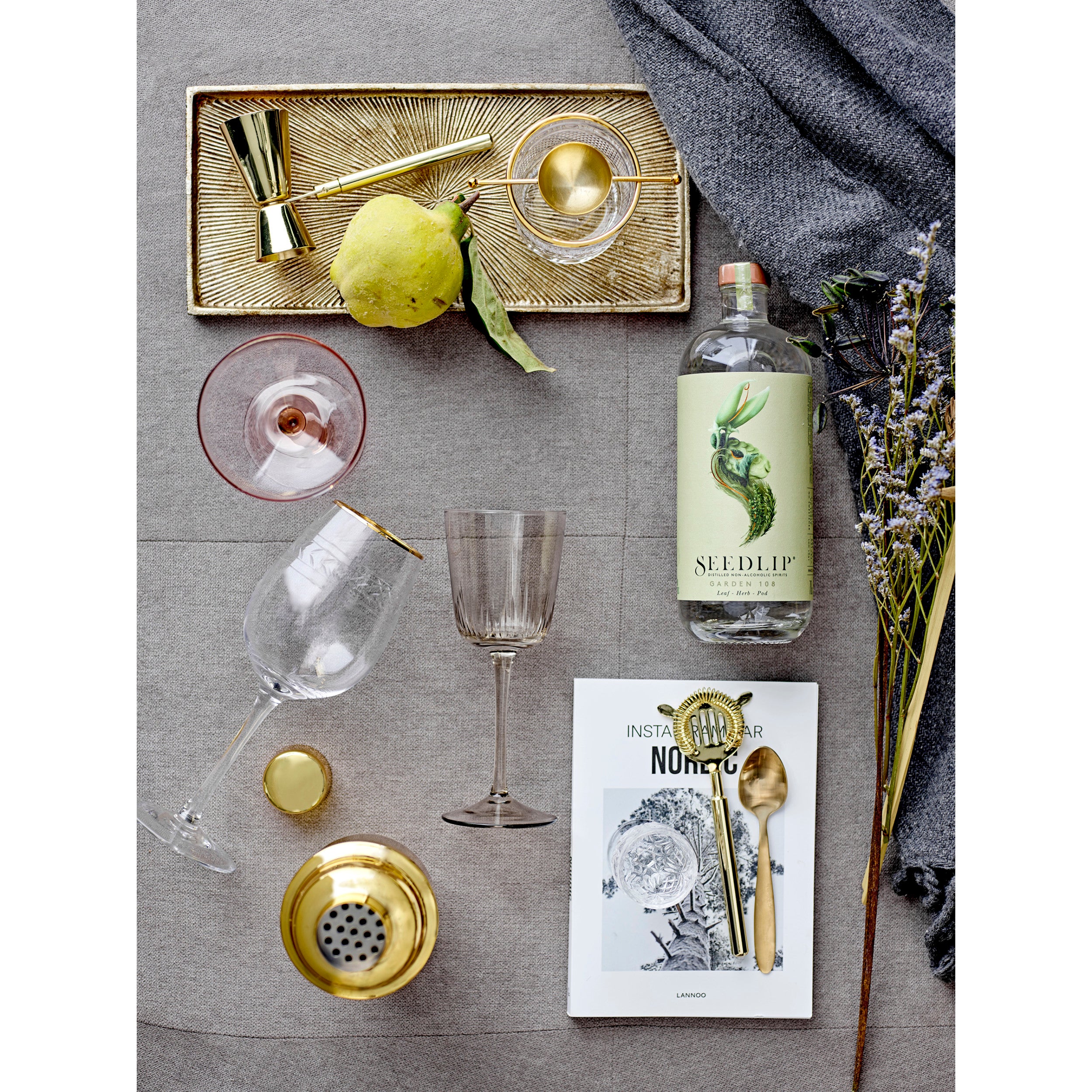 Brass Stainless Steel Cocktail Shaker