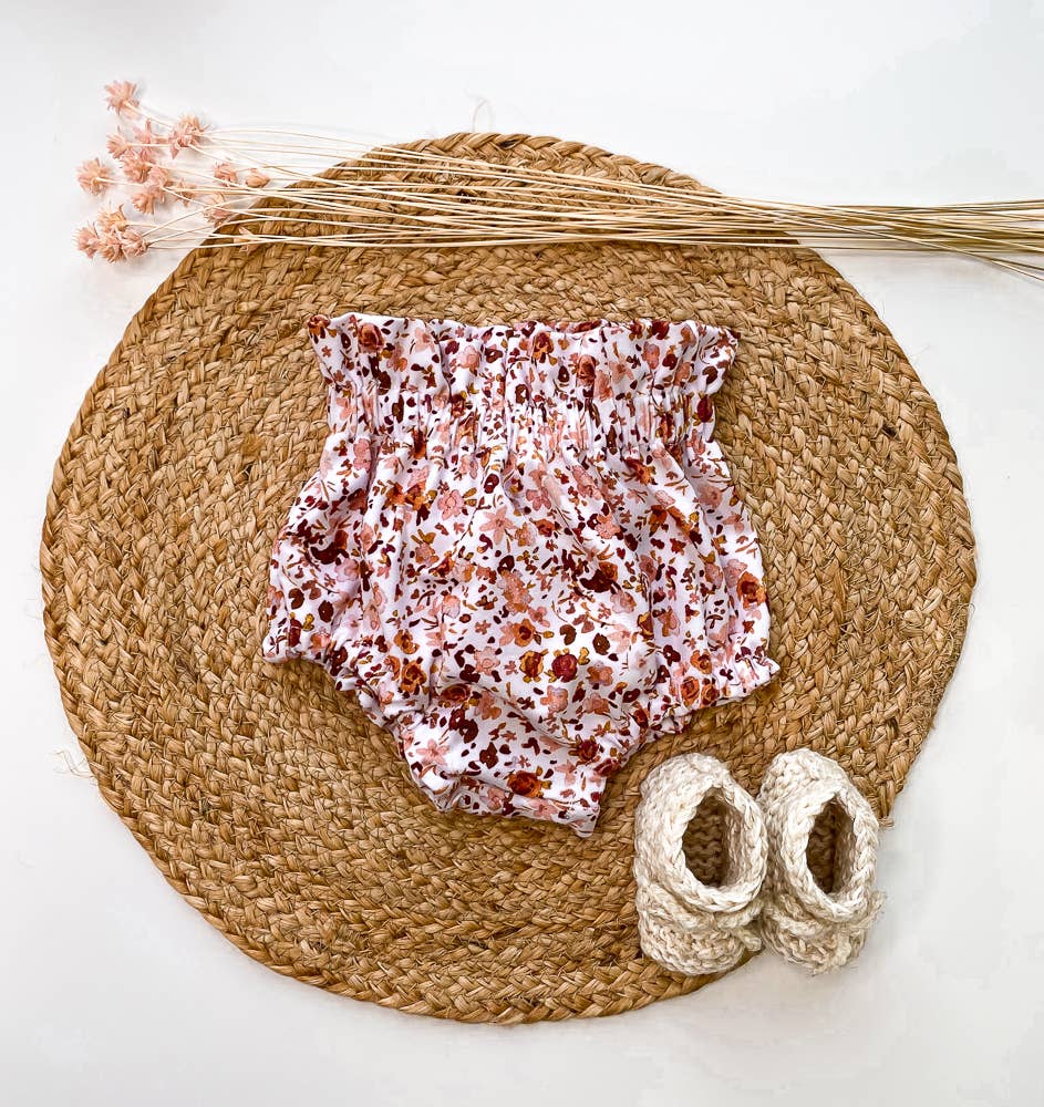 Terracotta Floral Bloomers
