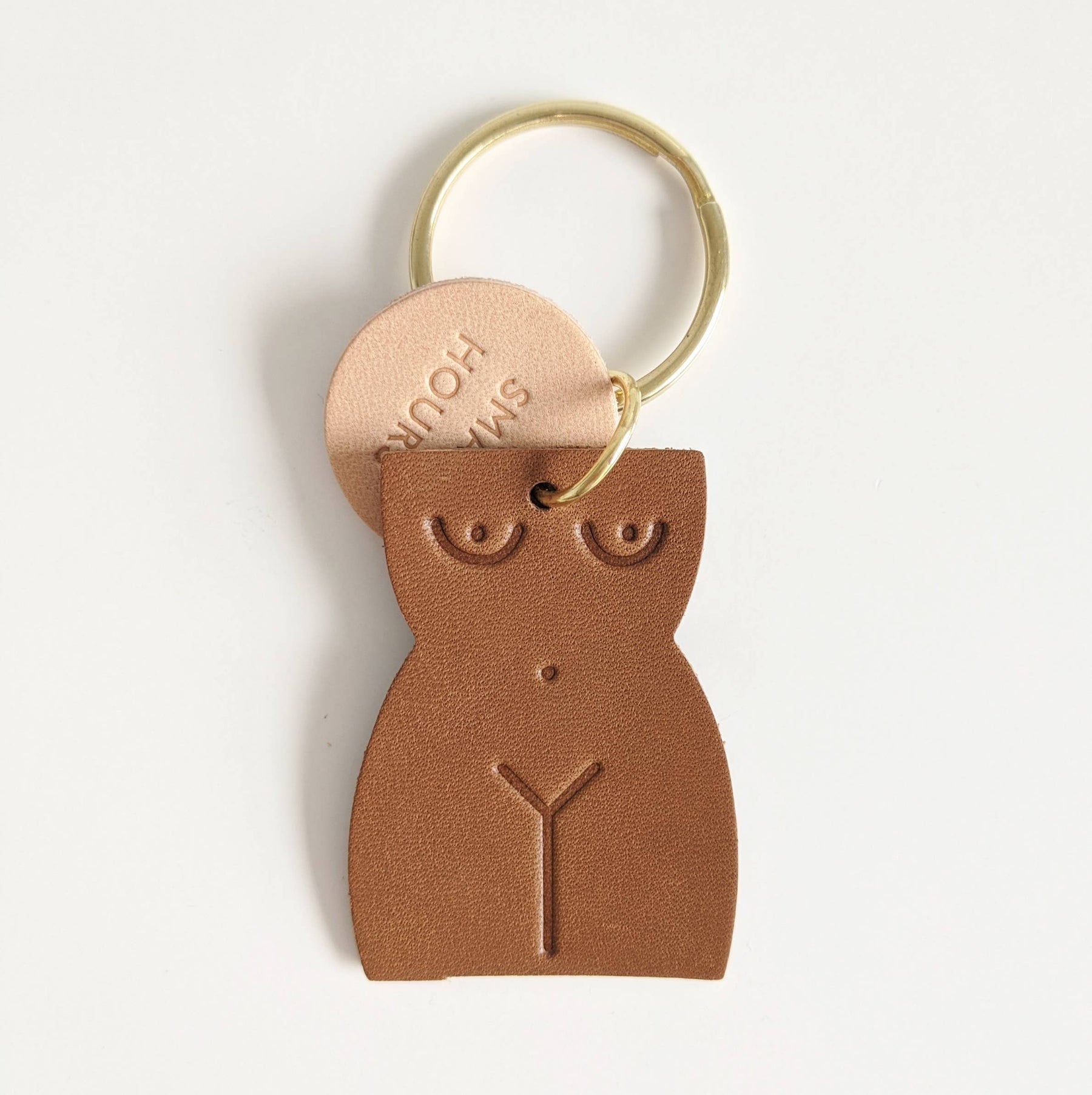Nude Key Fob Light Brown