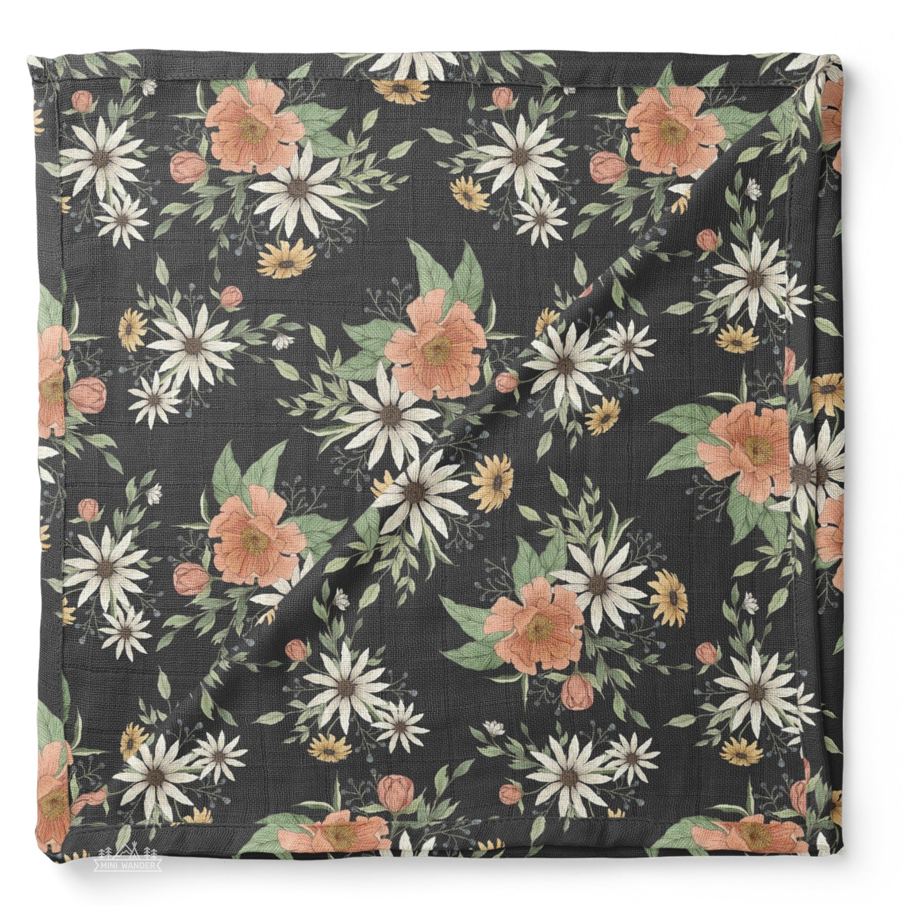 Spring Blossom Muslin Swaddle Baby Blanket