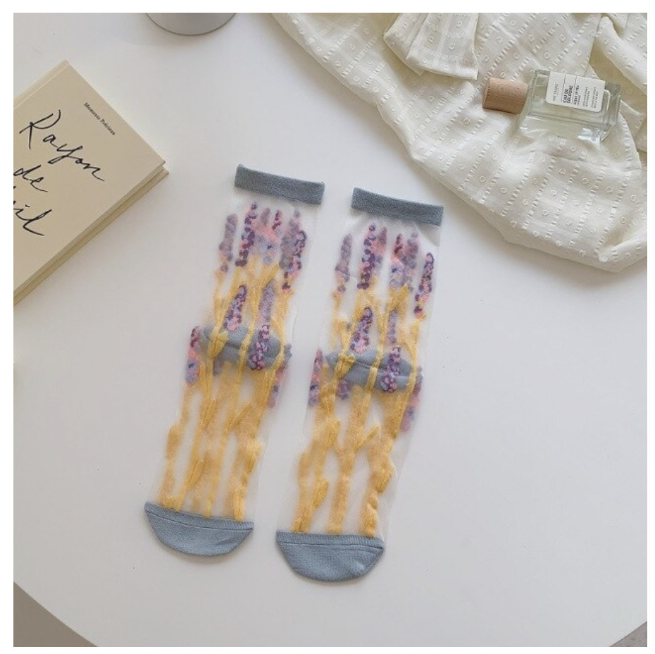 Blue Annabelle Socks