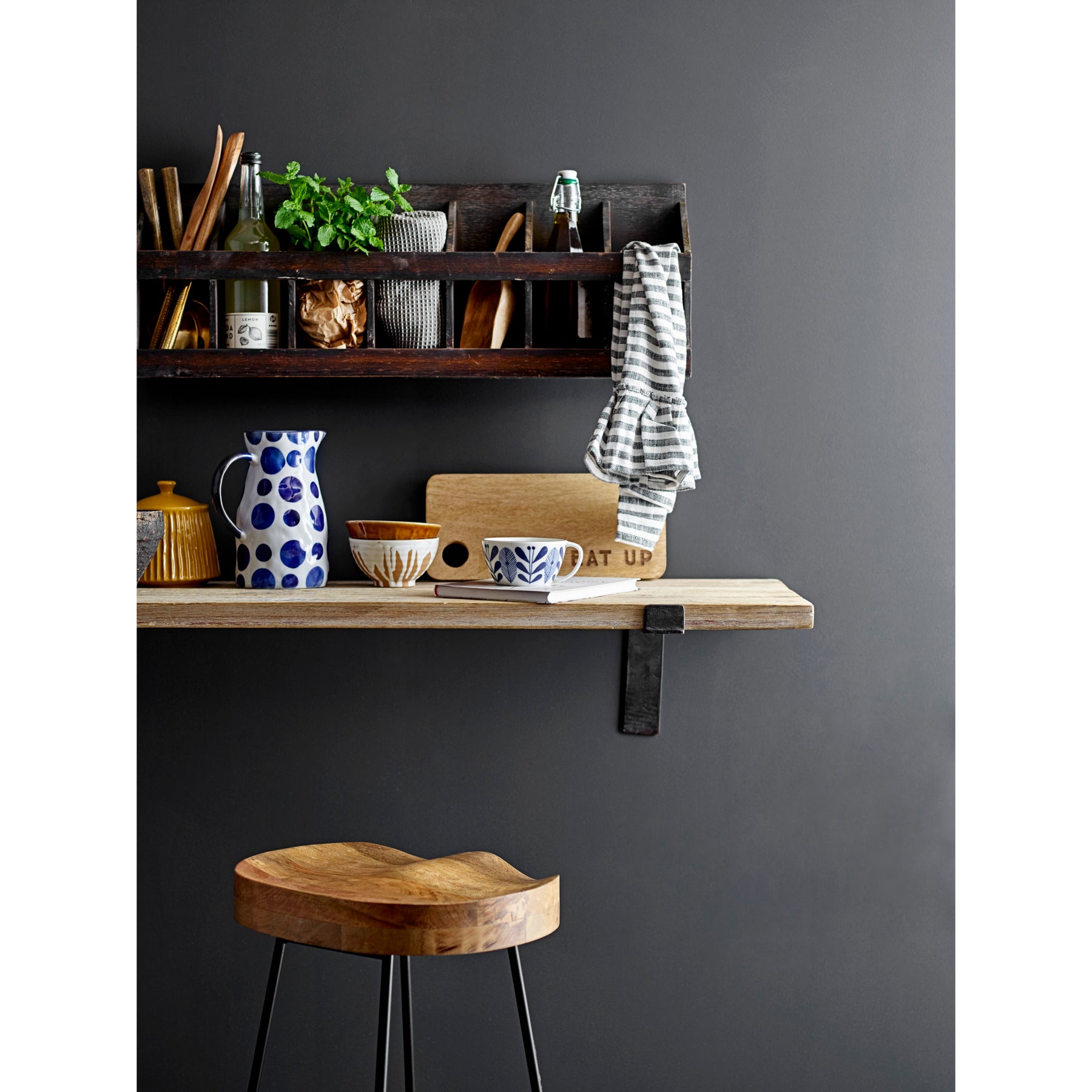 Cotton Striped Tea Towel