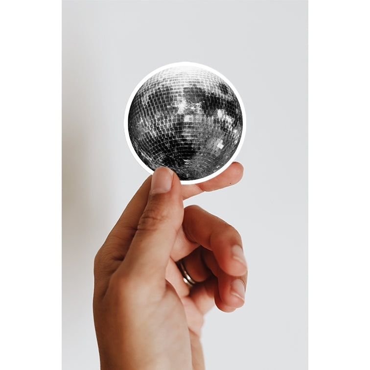 Disco Moon Sticker