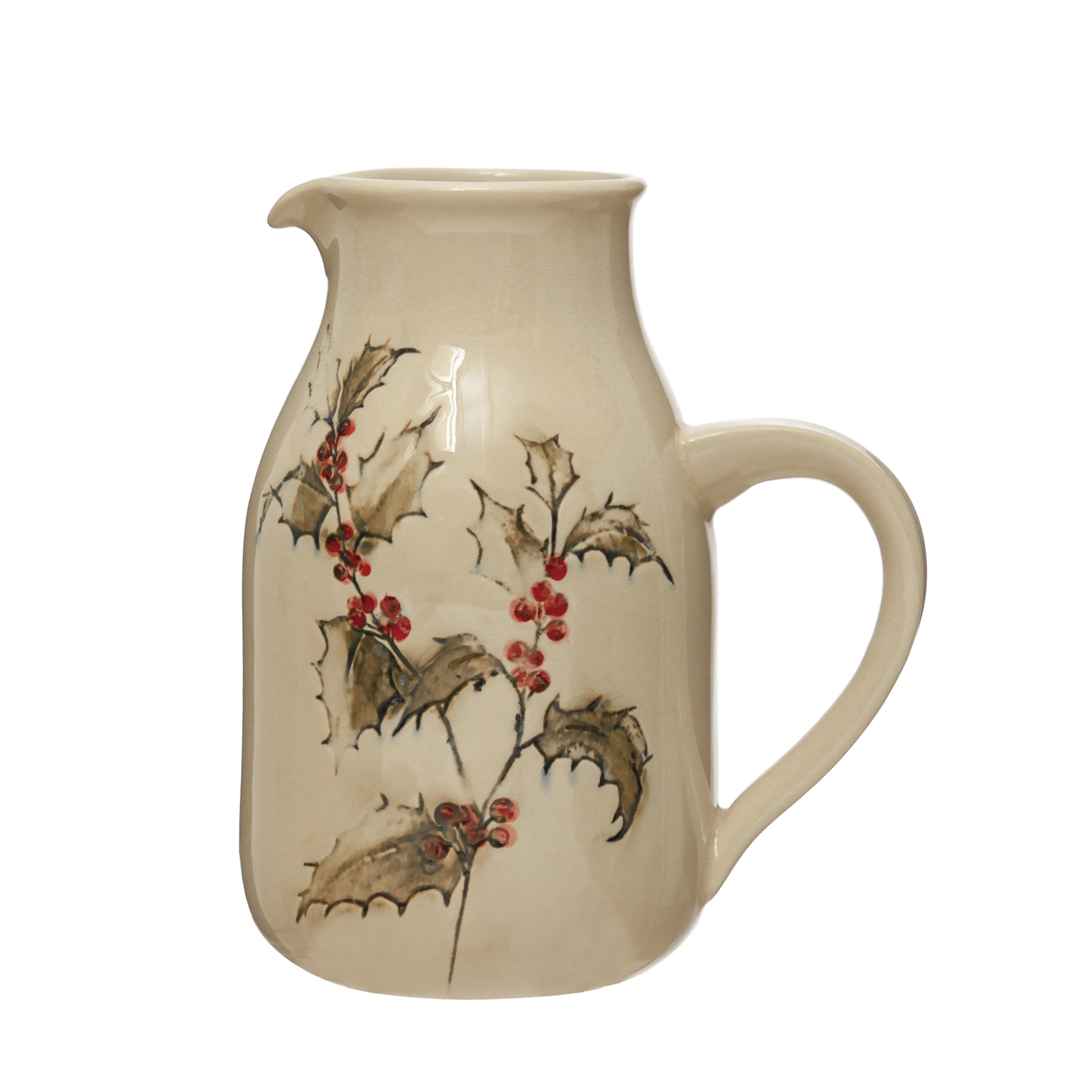 36 oz. Debossed Stoneware Pitcher