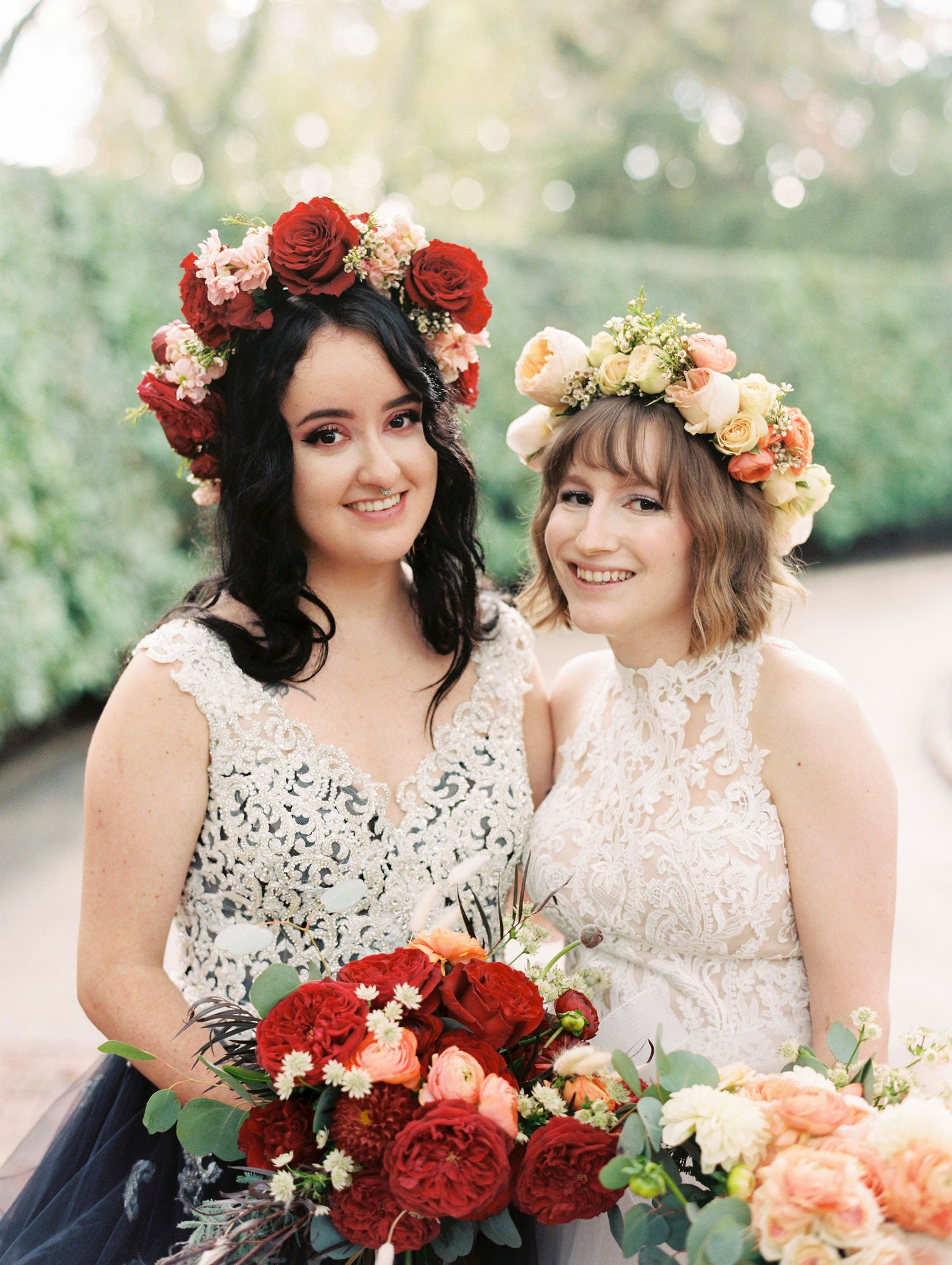 Emily & Deya at the Chicago Botanic Gardens