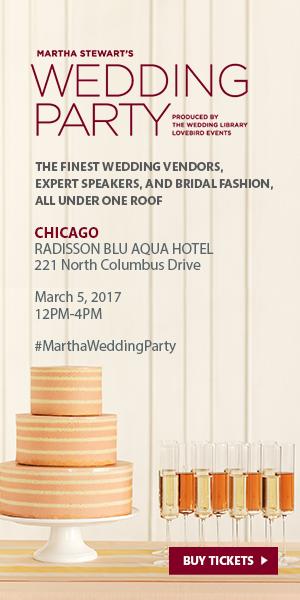 Martha Stewart Wedding Party 2017 Tickets Available!