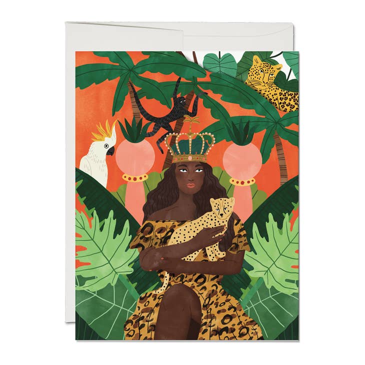 Queen of Life Friendship Greeting Card