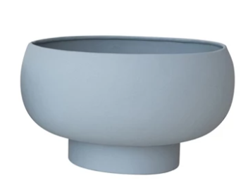 Metal Footed Planter 12"