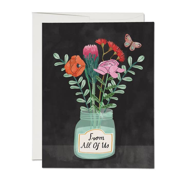 Flowers from Us Everyday Greeting Card